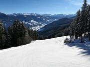 Pista per la stazione intermedia della Spieljochbahn