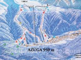 Mappa delle piste Azuga