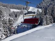 La seggiovia Sonnalmbahn incrocia Egghof Sun Jet