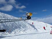 Cannone da neve ad alte prestazioni nell’area sciistica Coronet Peak
