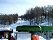 Roccia Rotonda - 4pers.| Seggiovia ad alta velocità (agganc.autom.)