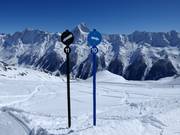 Limitazioni delle piste con i numeri delle piste