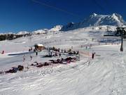 Il campo pratica presso la seggiovia Cabri