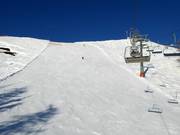 Discesa difficile allo Schneiderkogel