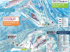 Mappa delle piste Sapporo Teine