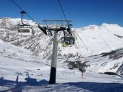 Trepalle - 4pers.| Seggiovia ad alta velocità (ad agganciamento automatico) con cupole di protezione