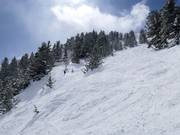 Terreno impegnativo presso Powderhorn Cirque