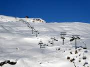 Lago Cavia-Col Margherita - 4pers.| Seggiovia ad alta velocità (ad agganciamento automatico) con cupole di protezione