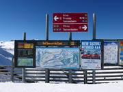 Mappa delle piste chiara con informazioni aggiornate