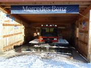 C'è un gatto delle nevi nell'area sciistica Halde.