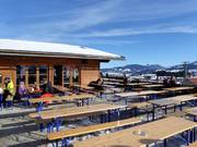 Campo base presso lo skilift del paese