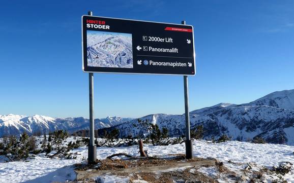 Stodertal: Orientamento nei comprensori sciistici – Orientamento Hinterstoder - Höss