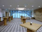 Sala conferenze con vista sulle piste