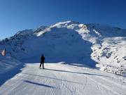 Vista dalla stazione a monte verso il Glungezer, alto 2677 m