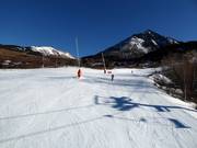 Discesa a valle Les Pllanes