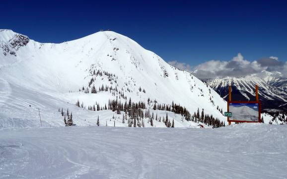 Lizard Range: Dimensione dei comprensori sciistici – Dimensione Fernie