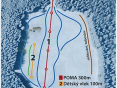Mappa delle piste Kocianka