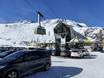 Alpi Lepontine: Accesso nei comprensori sciistici e parcheggio – Accesso, parcheggi Gemsstock - Andermatt
