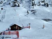 Pista da gara presso il Babylift a Zürs