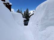 Masse di neve a Solitude