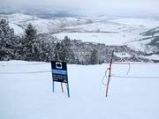 Inizio della discesa difficile Yeti