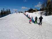 Le piste di accesso al Toppsenteret