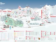 Mappa delle piste Pal/Arinsal - La Massana