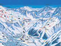 Mappa delle piste Sulden am Ortler (Solda all'Ortles)