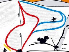 Mappa delle piste Zlatá Olešnice