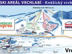 Mappa delle piste Vrchlabí - Kněžický vrch