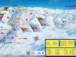 Mappa delle piste Palandöken (Ejder 3200 World Ski Center)