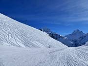 Pendii in neve fresca sull’Oberjoch