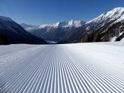 Preparazione delle piste di prima classe all’Ankogel