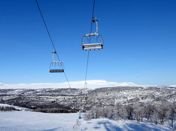 Fjällgårdsbanan - 4pers.| Seggiovia ad alta velocità (agganc.autom.)