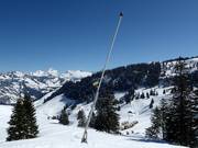 Innevamento con lance a Stoos