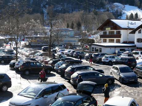 Alpi Orientali Occidentali: Accesso nei comprensori sciistici e parcheggio – Accesso, parcheggi Golm