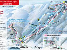 Mappa delle piste Méaudre