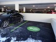 Stazione di ricarica elettrica presso la Hartkaiserbahn a Ellmau