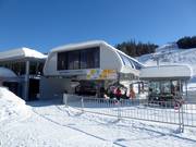 Plattenkogel X-Press I - 8pers.| Seggiovia ad alta velocità (ad agganciamento automatico) con cupole di protezione