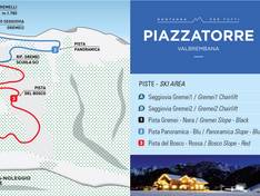 Mappa delle piste Piazzatorre