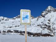 Stop zona di protezione della fauna