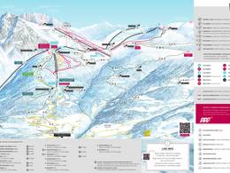 Mappa delle piste Merano 2000