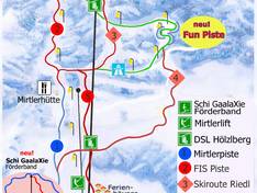 Mappa delle piste Gaaler Lifte - Gaal