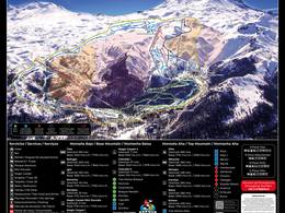 Mappa delle piste Nevados de Chillán