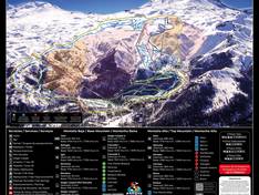 Mappa delle piste Nevados de Chillán