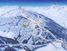 Mappa delle piste Bergeralm - Steinach am Brenner
