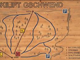 Mappa delle piste Gschwend