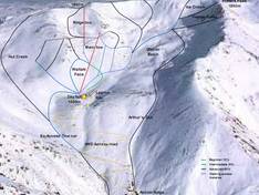 Mappa delle piste Awakino
