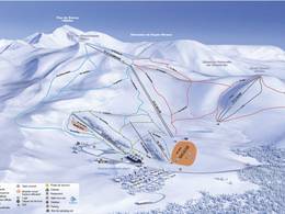 Mappa delle piste Chastreix - Puy de Sancy