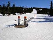 Area bambini presso la stazione a valle